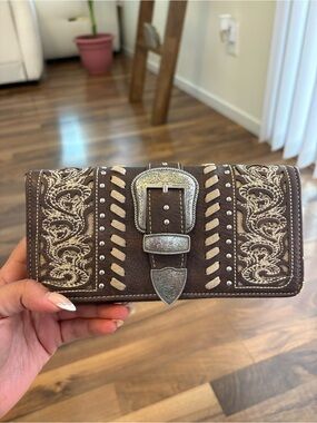 Montana West Western Buckle Wallet